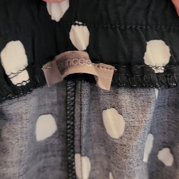 Maurices Dark Navy Rayon Dotted Pants. 3X - Picture 5 of 8